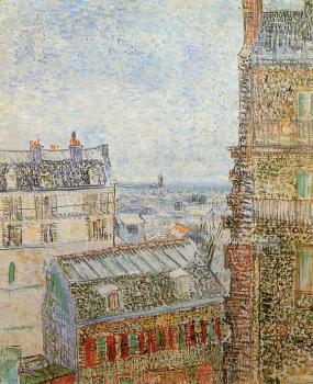 The View from the Artist's Room, Rue Lepic II
